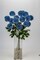 4-Pack 23-Inch Artificial Chrysanthemum Flowers – Rustic Faux Mums, Blue Silk Flower Arrangement for Home, Table, Porch, Garden, Wedding & Seasonal Décor